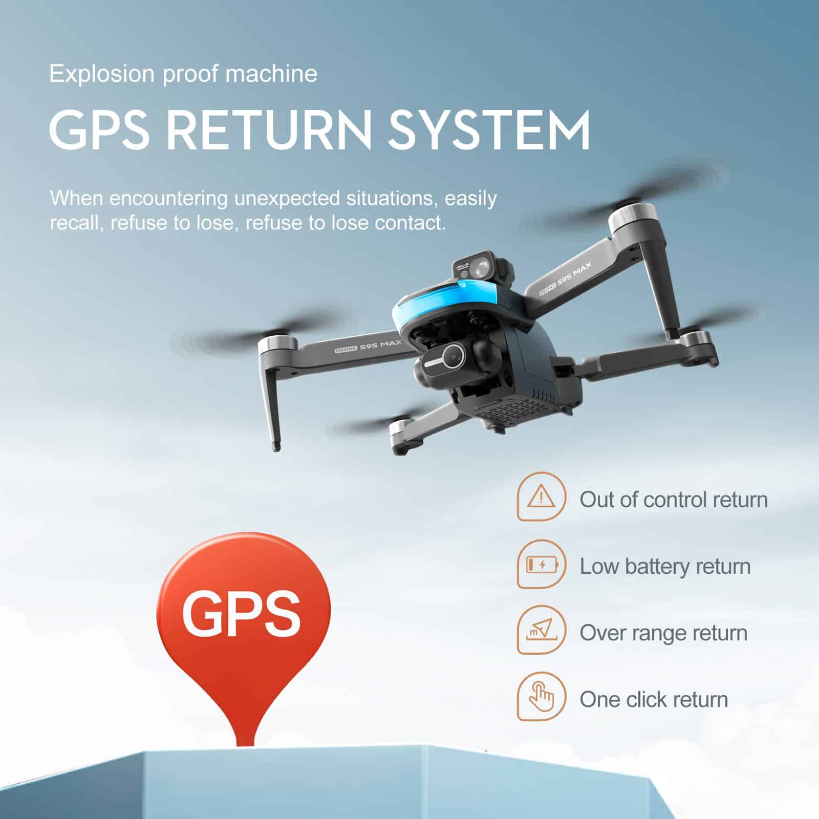 Professional GPS Drone 4K Hd Quadcopter S9S – Image 7