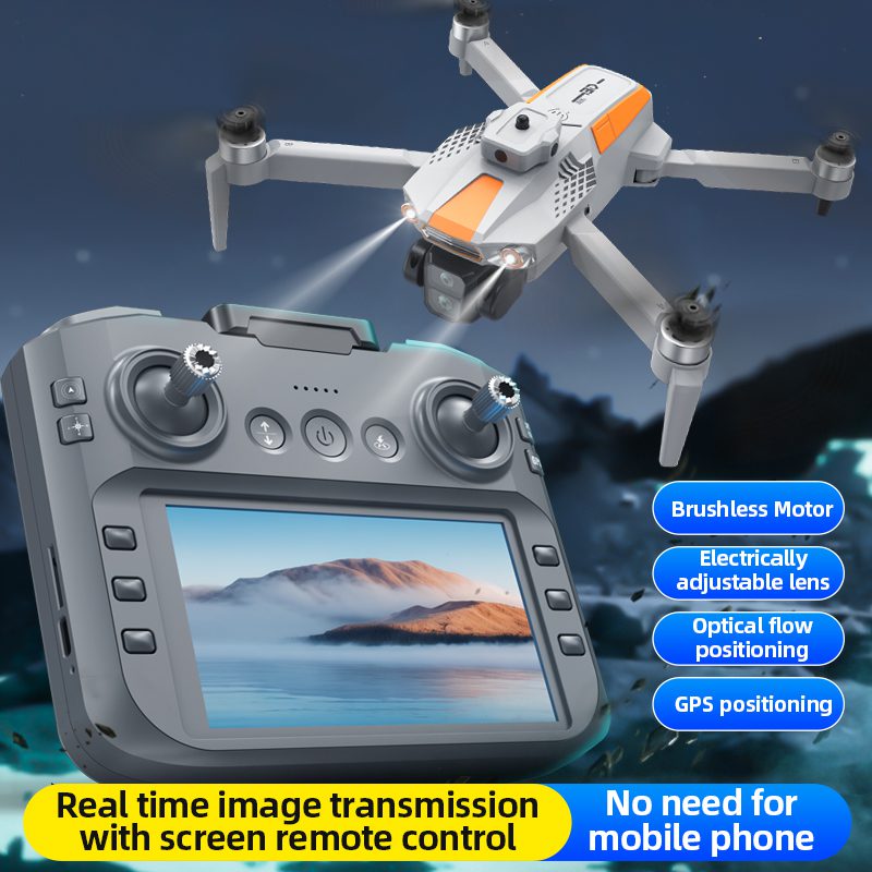 GPS Drone 4.5" Screen 4K HD Camera UAV LF669 – Image 7