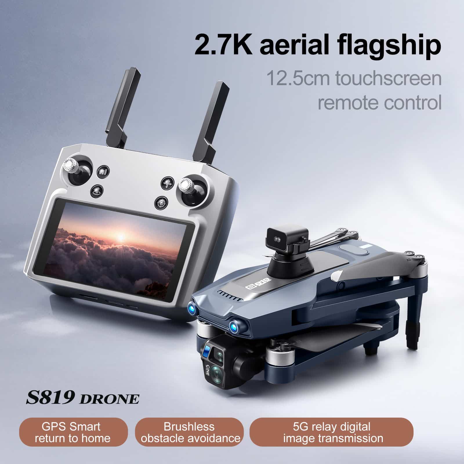 Professional GPS Drone 3-Axis Gimbal Airdrop UAV S819 – Image 9