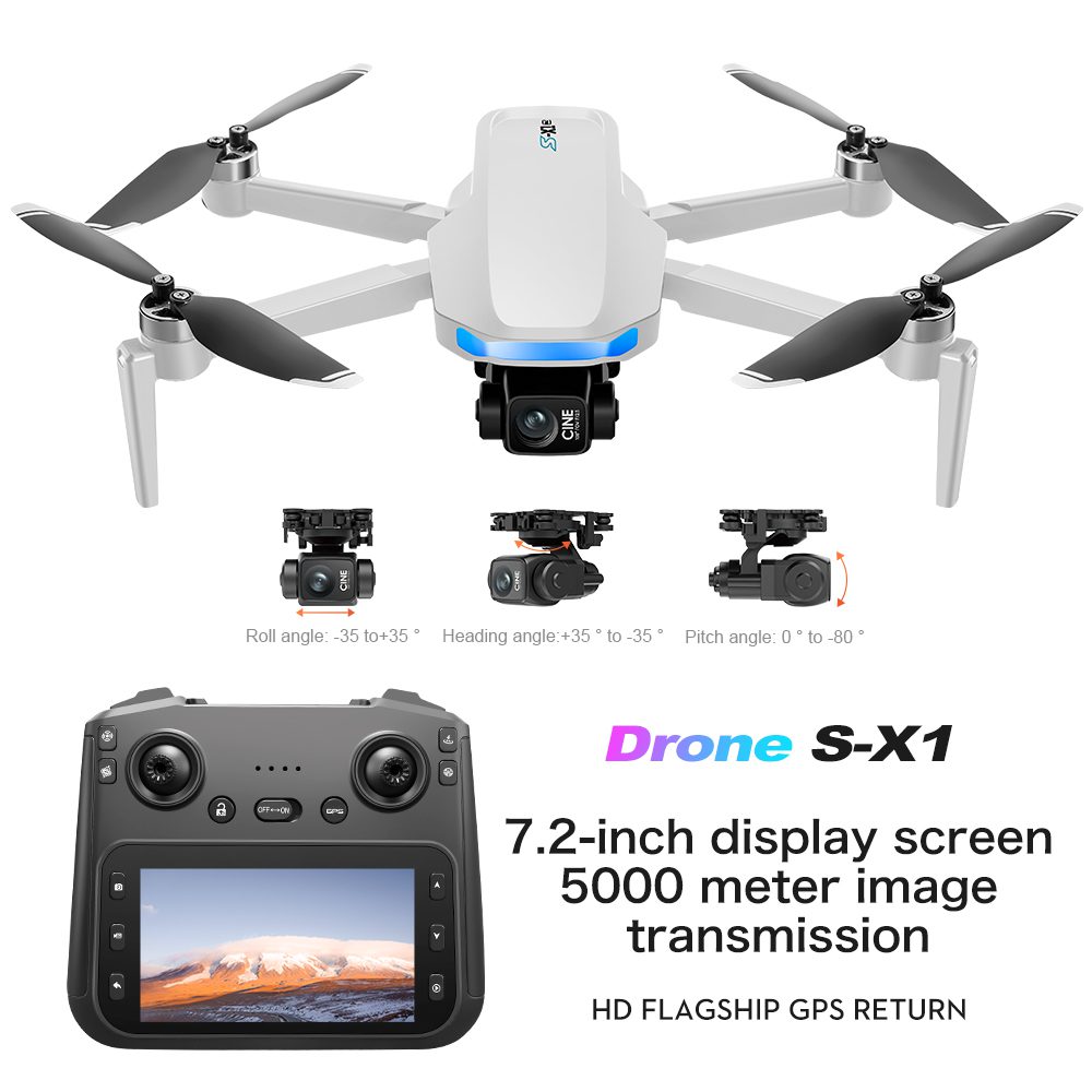 Professional GPS Drone 3-Axis Gimbal 4K HD UAV S-X1 – Image 14