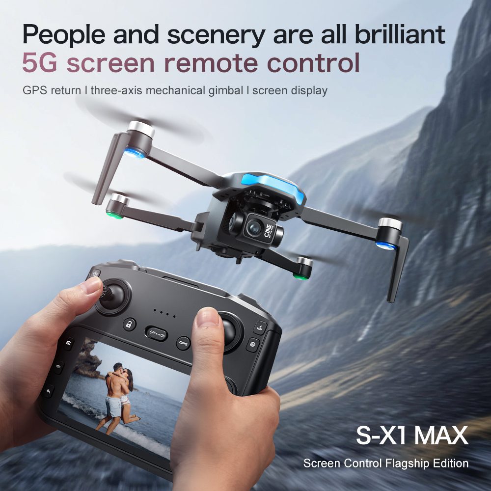 Professional GPS Drone 3-Axis Gimbal 4K HD UAV S-X1 – Image 16