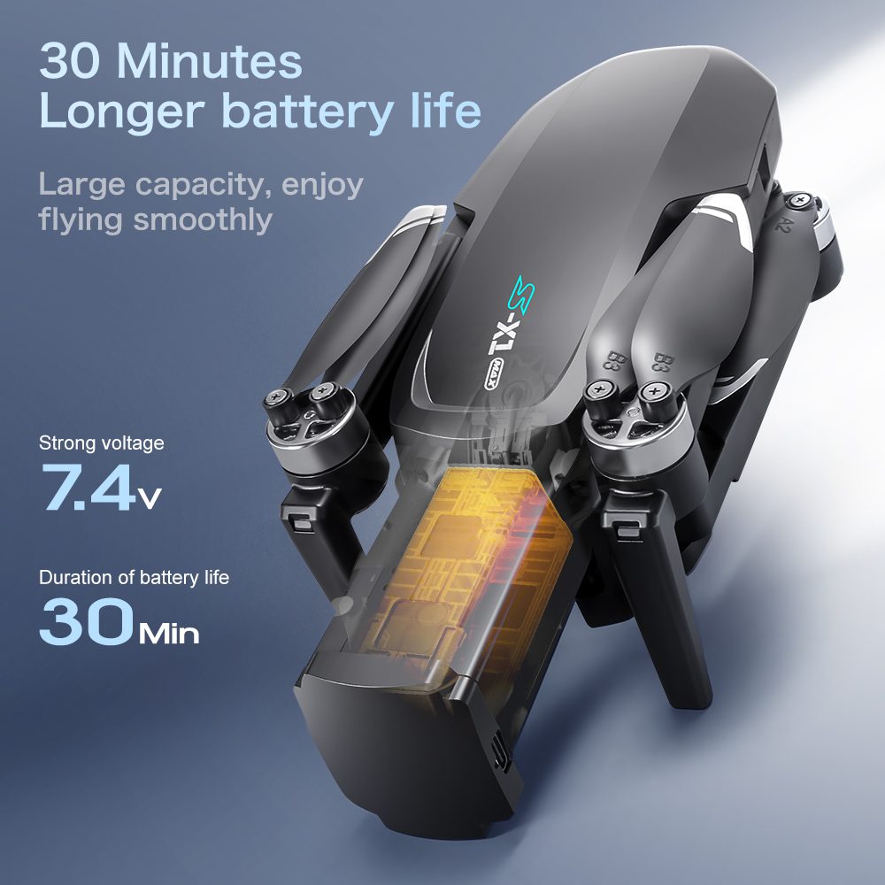 Professional GPS Drone 3-Axis Gimbal 4K HD UAV S-X1 – Image 21