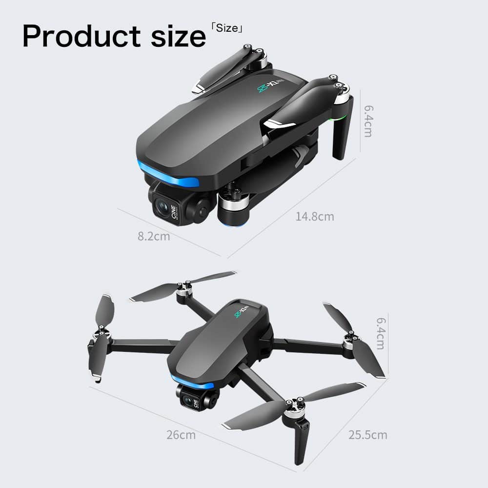 Professional GPS Drone 3-Axis Gimbal 4K HD UAV S-X1 – Image 5