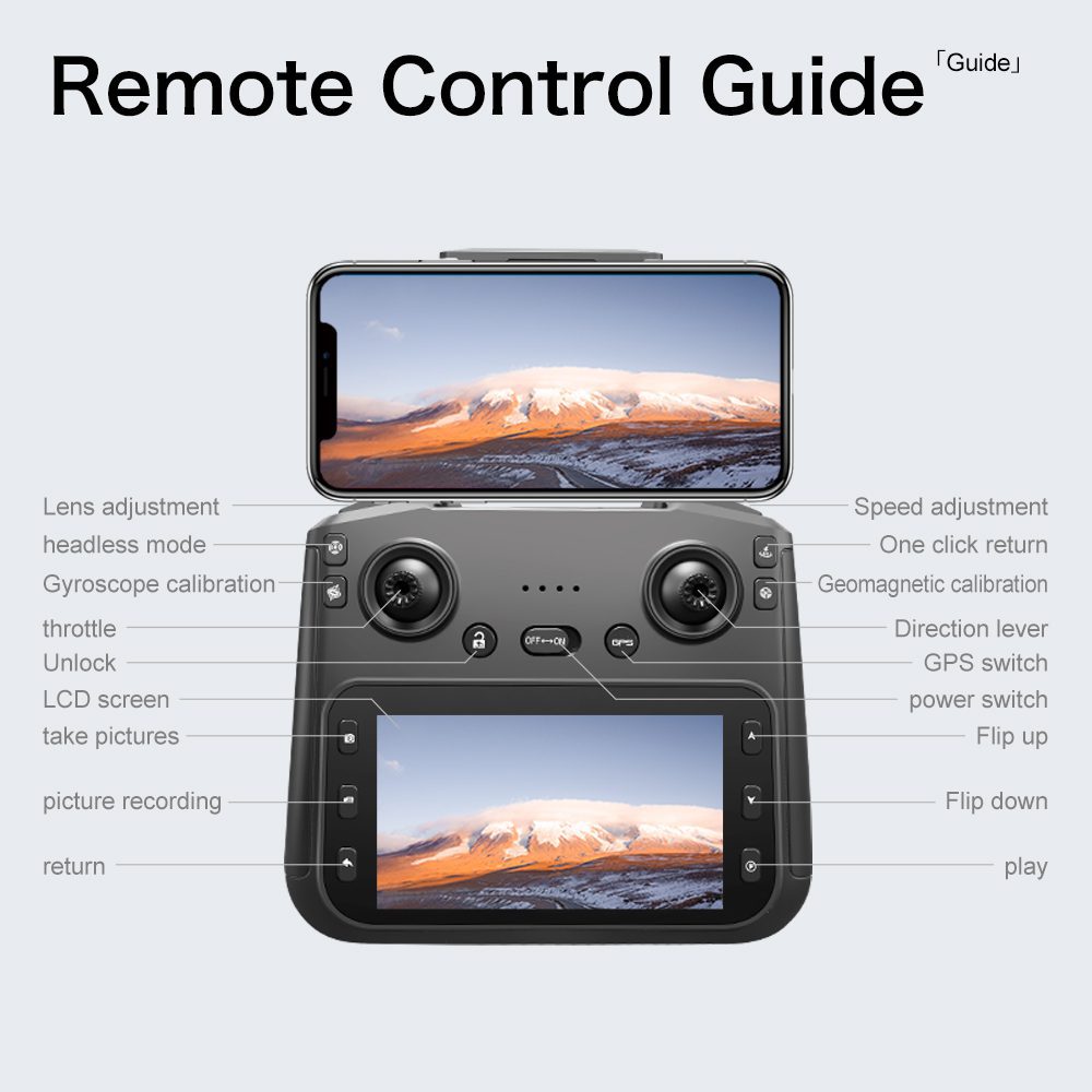 Professional GPS Drone 3-Axis Gimbal 4K HD UAV S-X1 – Image 17