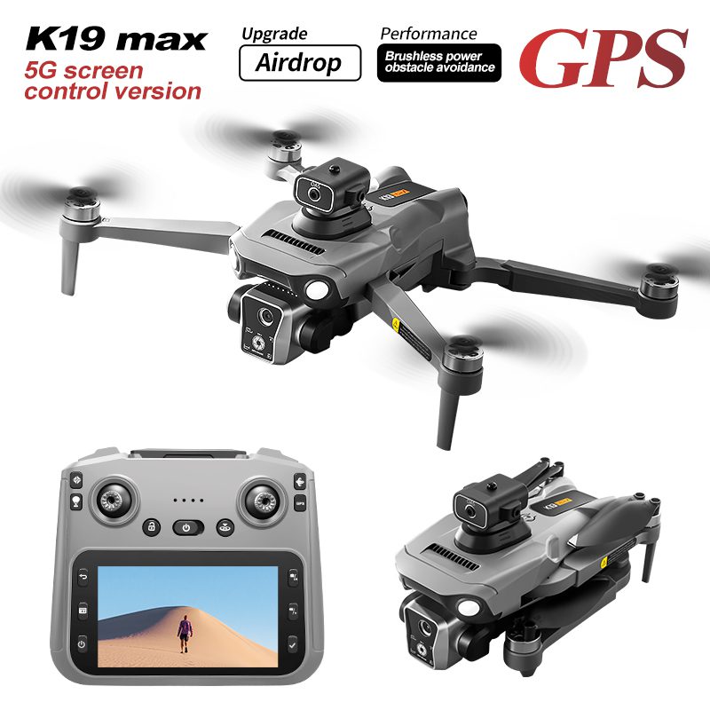 Airdrop GPS Drone 4.5" Screen 4K HD UAV K19MAX – Image 13