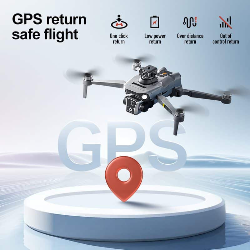 Airdrop GPS Drone 4.5" Screen 4K HD UAV K19MAX – Image 7