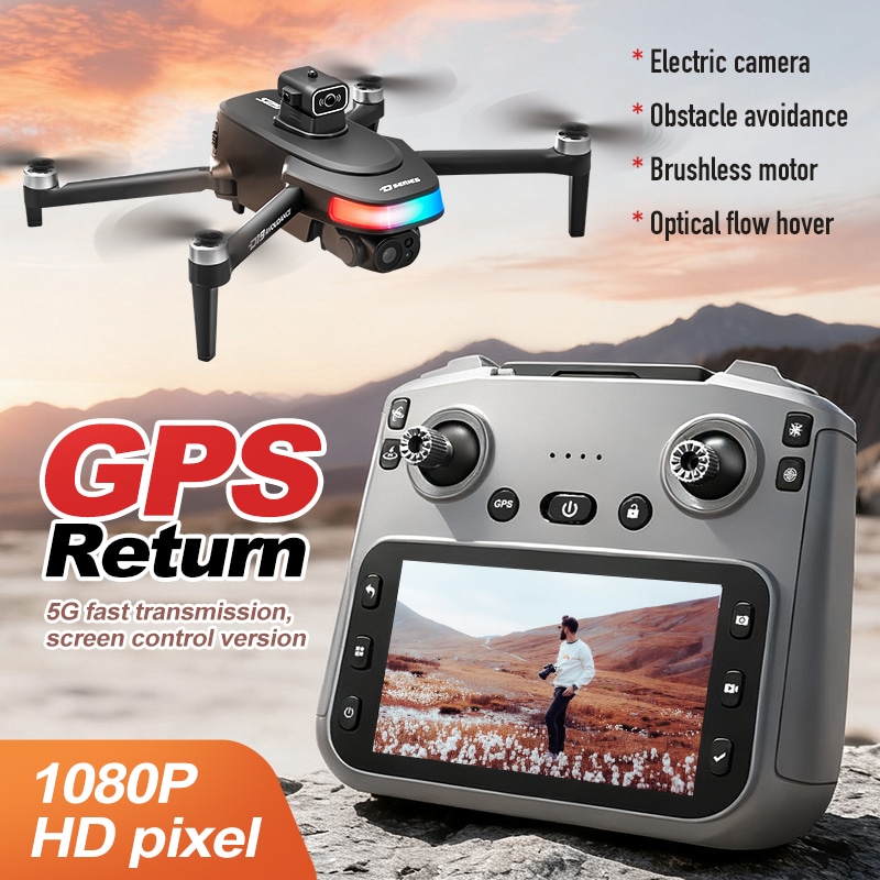 GPS Drone Cool Lights 4K HD Camera Quadcopter D19 – Image 2