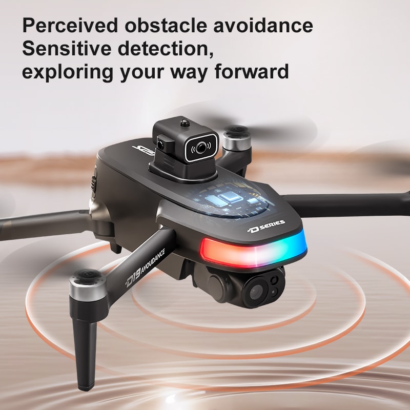 GPS Drone Cool Lights 4K HD Camera Quadcopter D19 – Image 6