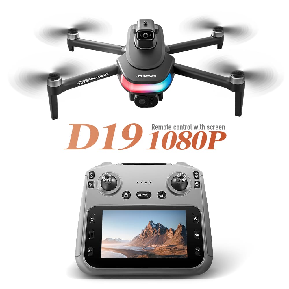 GPS Drone Cool Lights 4K HD Camera Quadcopter D19 – Image 9